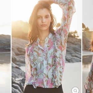 Hemandt and Nandita Asia ruffled shirt